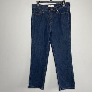 LEVIS Jeans Womens 31 Perfectly Slimming 512 Straight-Leg Denim Blue Stretch